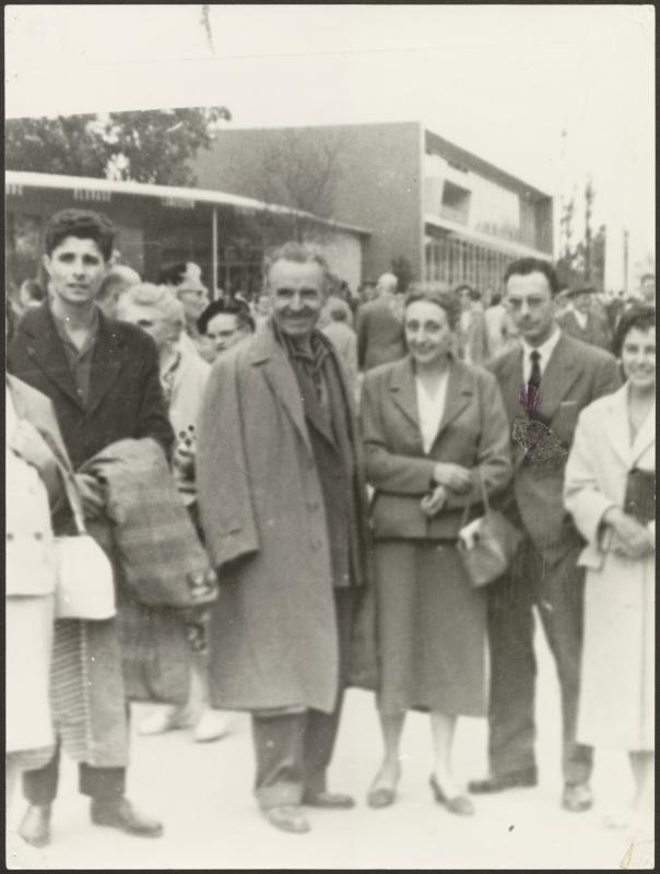 4 photos congrès Bruxelles 1958