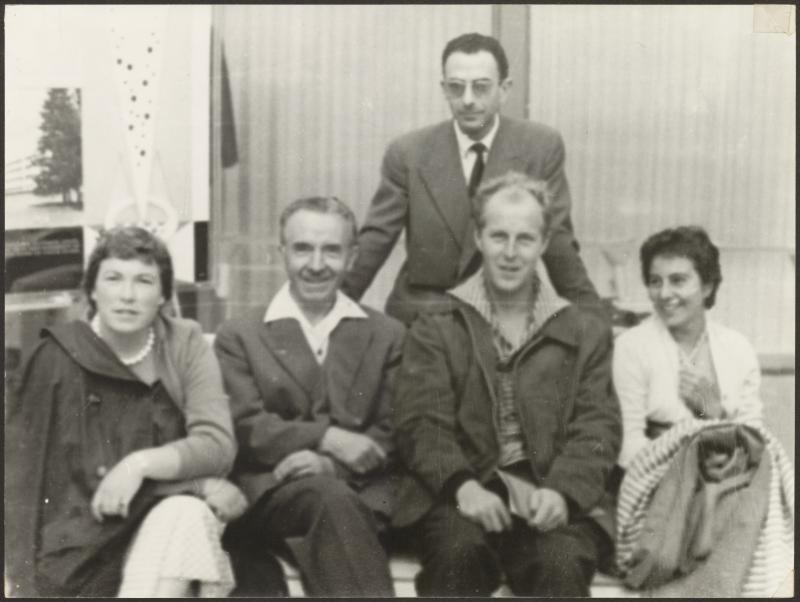 4 photos congrès Bruxelles 1958