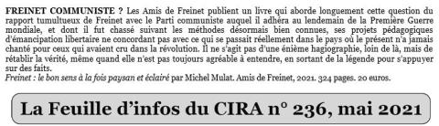 Bulletin CIRA